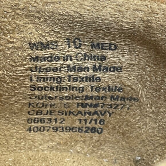 Croft & Barrow Women’s Blue & Brown Comfort Slip-On Moc Toe Boat Shoes Size 10 - Picture 5 of 8